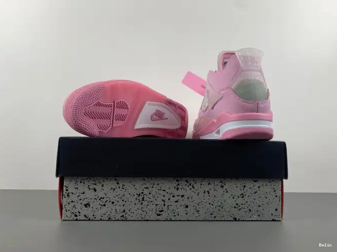 Bmlin Shoes X PINK 4 JORDAN OFF-WHITE 0613